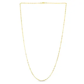 10K Gold 1.5mm Singapore Chain