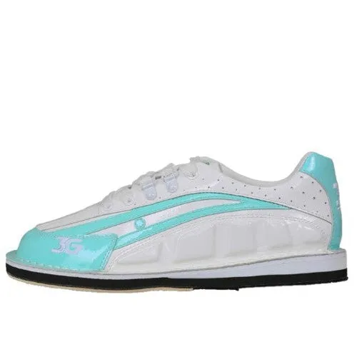 3G Womens Tour Ultra/C White/Mint Right Hand Bowling Shoes