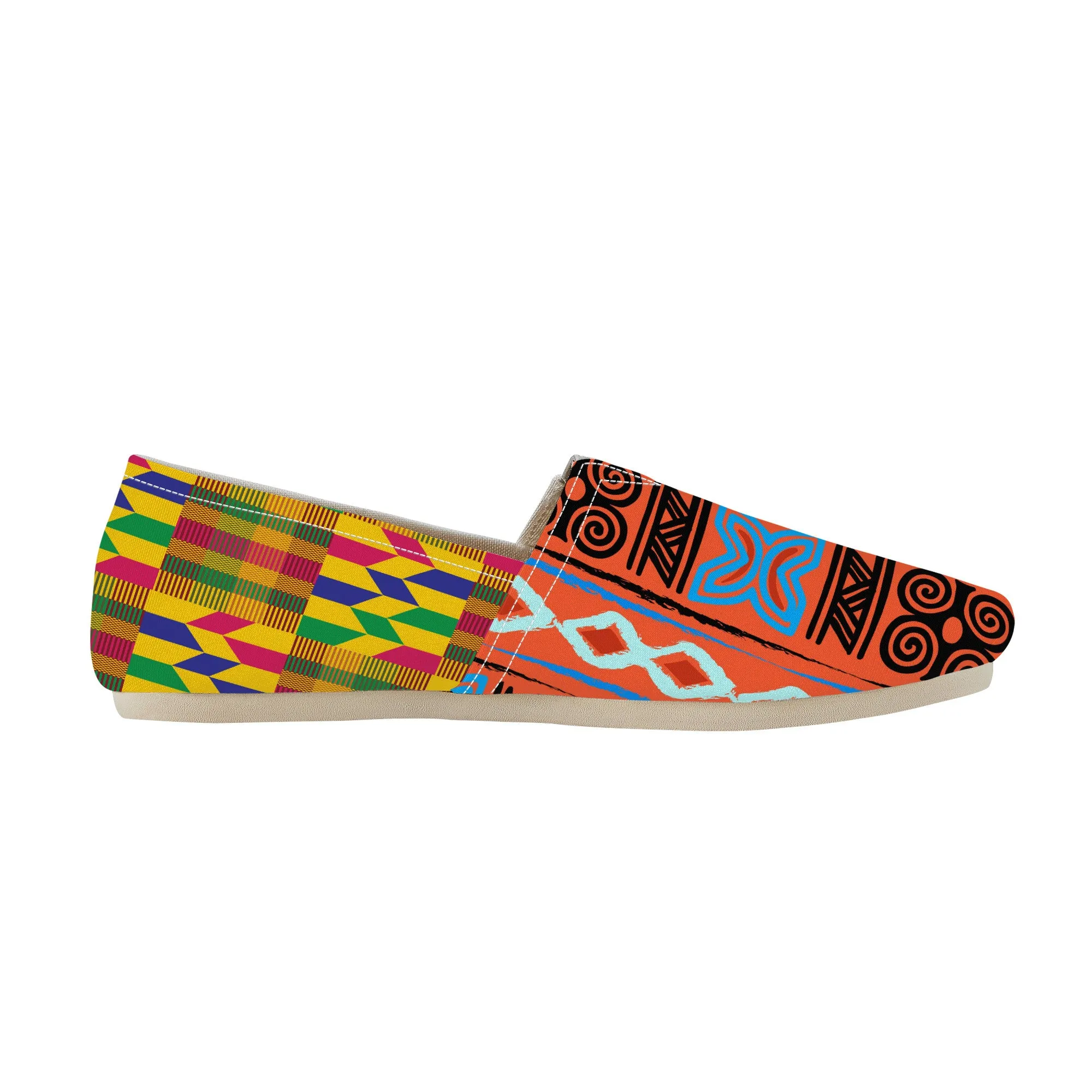 Adinkra Ankaa-Kente Slip-on Canvas