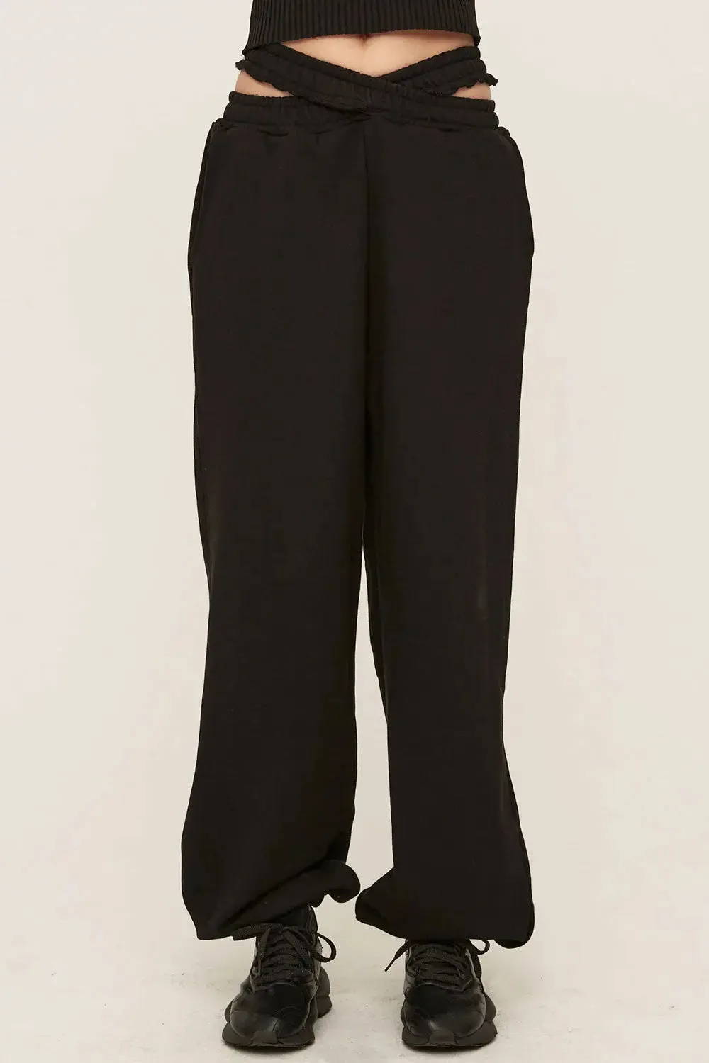 Adrina Cutout Jogger Pants