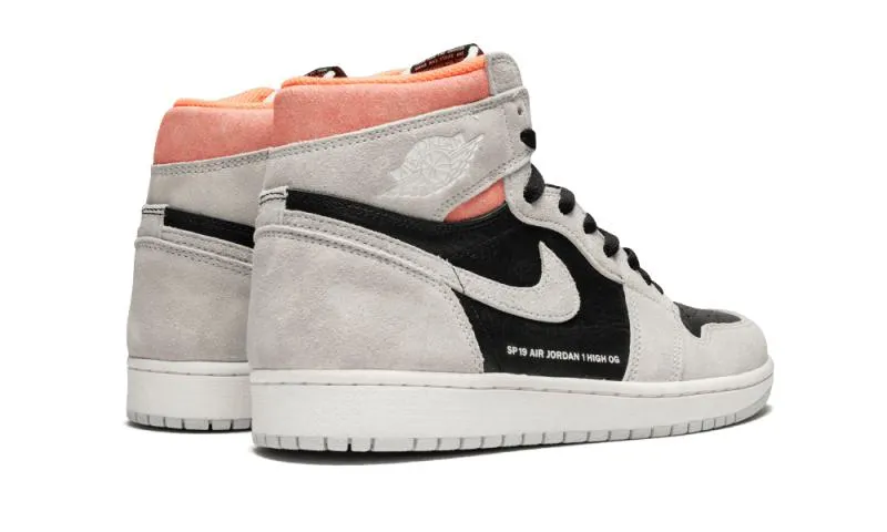 Air Jordan 1 Retro High Neutral Grey Hyper Crimson