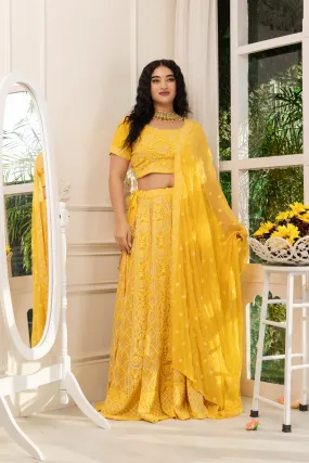 Ambar Alankar Lucknowi Lehenga