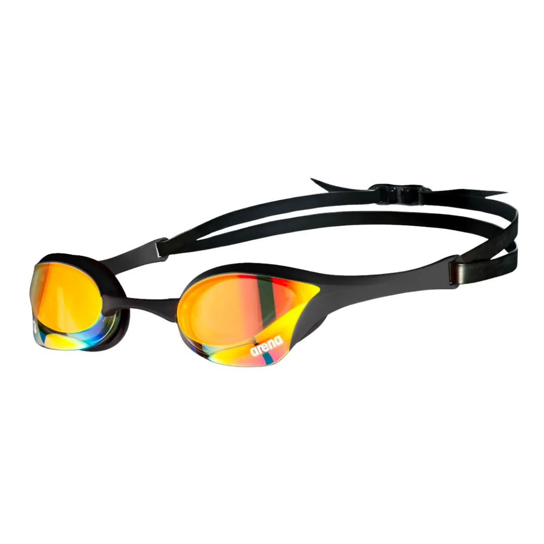 Arena Cobra Ultra Swipe Mirror Racing Goggle | Yellow Copper- Black