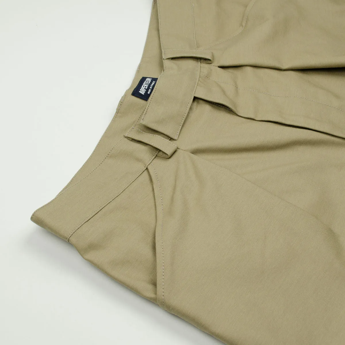 Arpenteur - Chino Shorts Back Satin - Sand