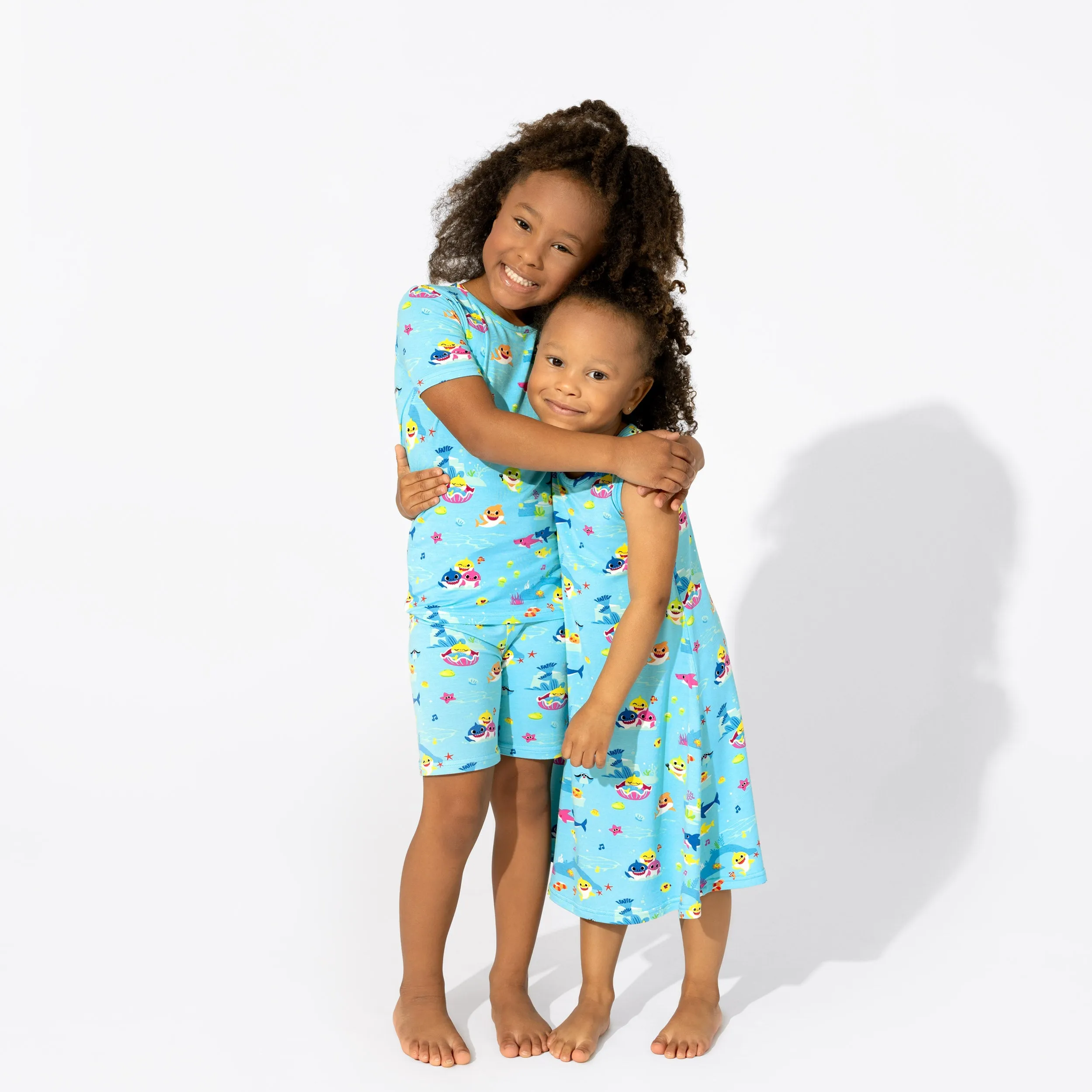 Baby Shark Bamboo Kids Pajama Short Set