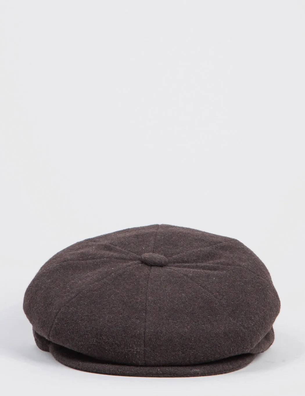 Bailey Galvin Wool Newsboy Cap - Brown