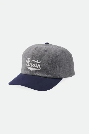 Burt MP Adjustable Hat - Heather Grey/Washed Navy