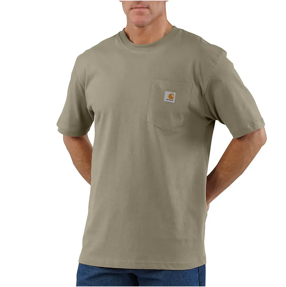 Carhartt Men's Loose Fit Heavyweight Short-Sleeve Pocket T-Shirt - Big and Tall