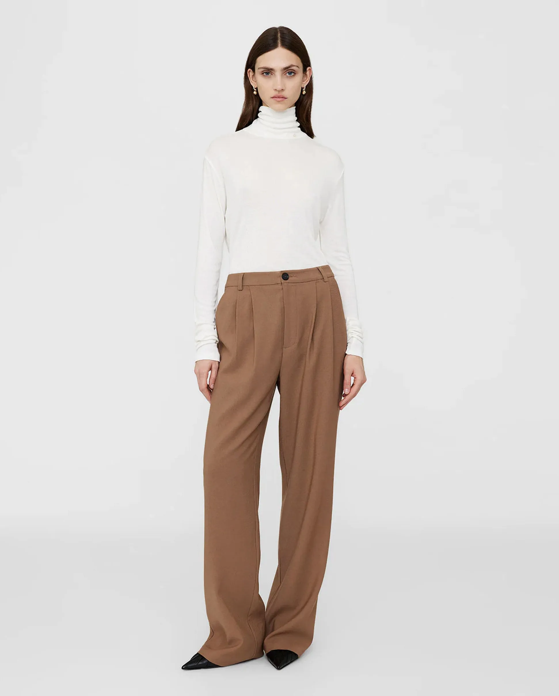 CARRIE PANT / CAMEL TWILL