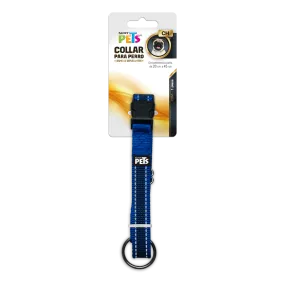 COLLAR CH C/ULTRA GRIP Y BANDAS REFLEJANTES AZUL FL8720