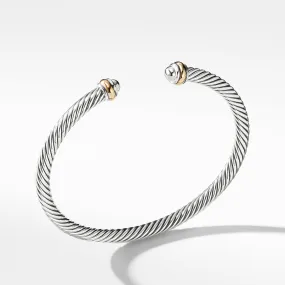 David Yurman 4MM Cable Classics Bracelet with Gold