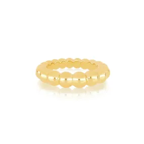 EF Collection - Gold Jumbo Ball Stack Ring, Yellow Gold