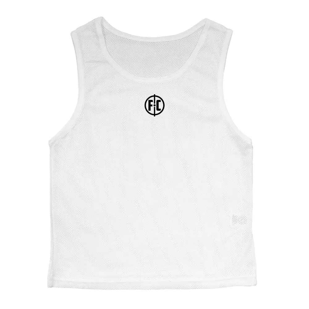 FC Mesh Training Bib - First Kicks (White)