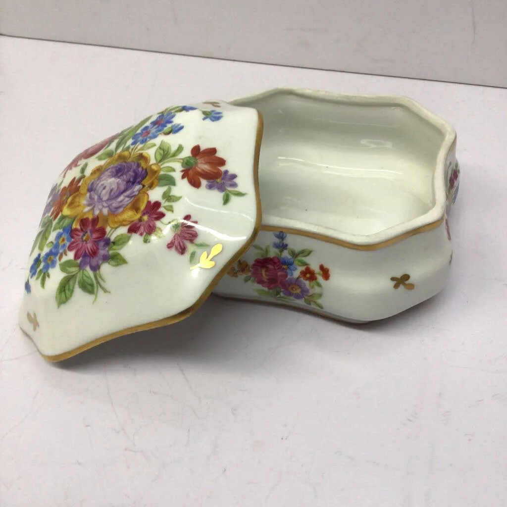 Floral Trinket Box