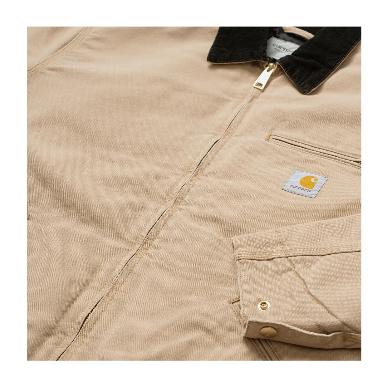 Giubbino Uomo Carhartt WIP OG Detroit Jacket (Winter) Beige