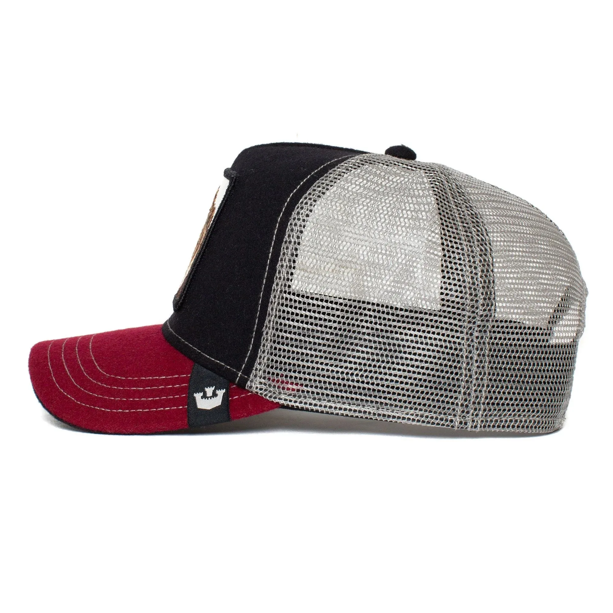 Goorin Bros Circwool of Life (King Lion) Trucker Hat (Black)