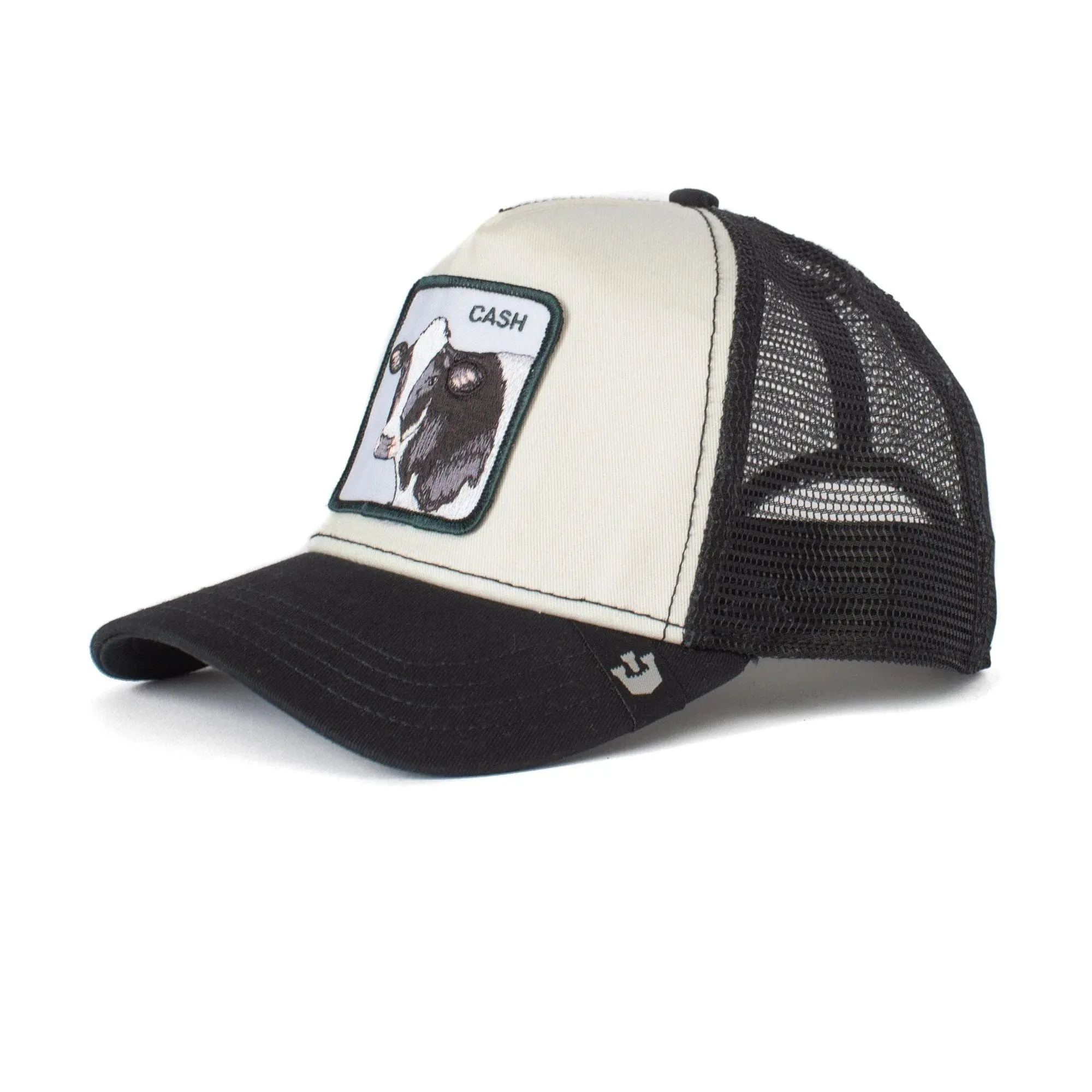 Goorin Bros The Cash Cow Trucker Hat (White)