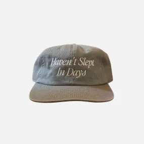 HAVEN'T SLEPT IN DAYS STRAPBACK EUCALYPTUS