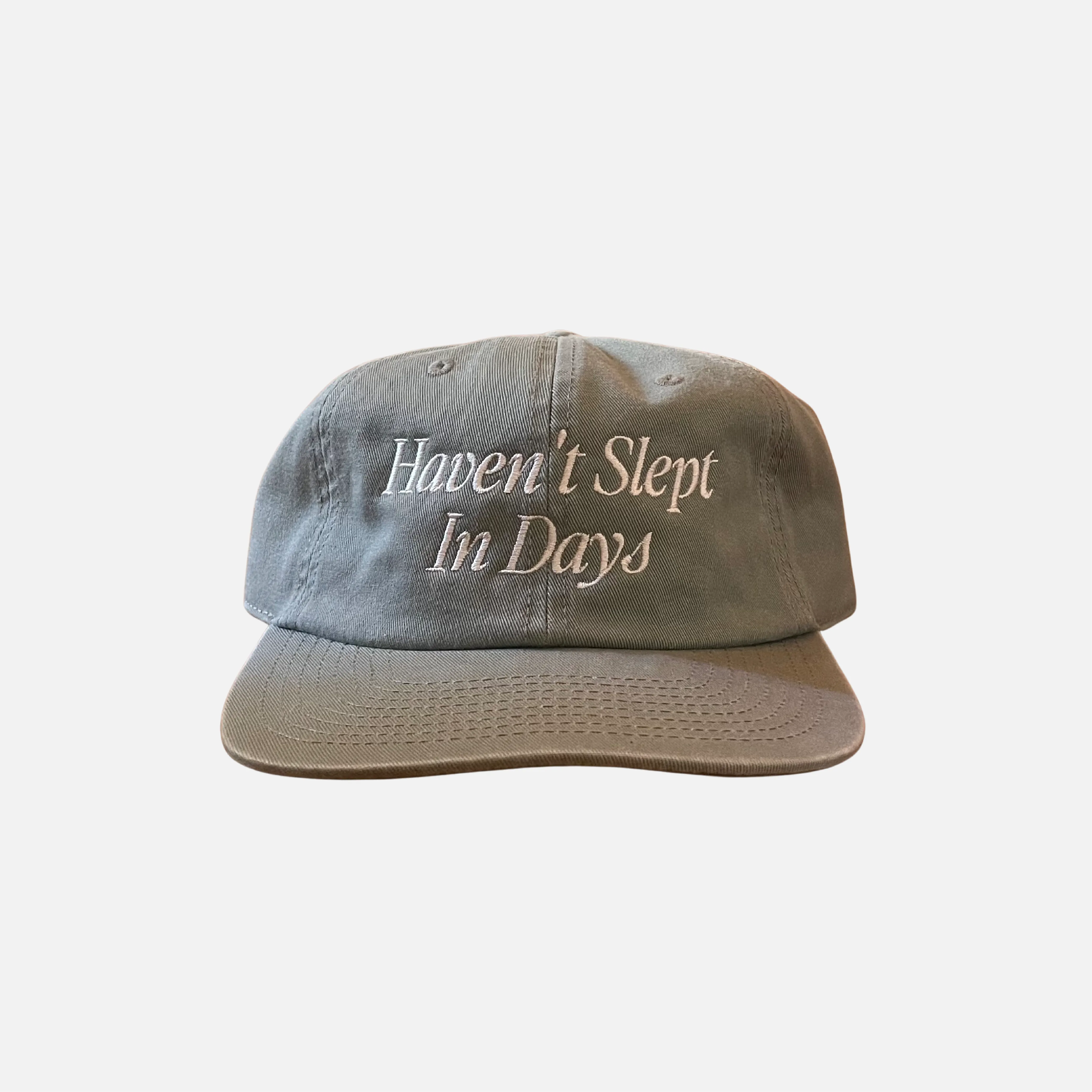 HAVEN'T SLEPT IN DAYS STRAPBACK EUCALYPTUS