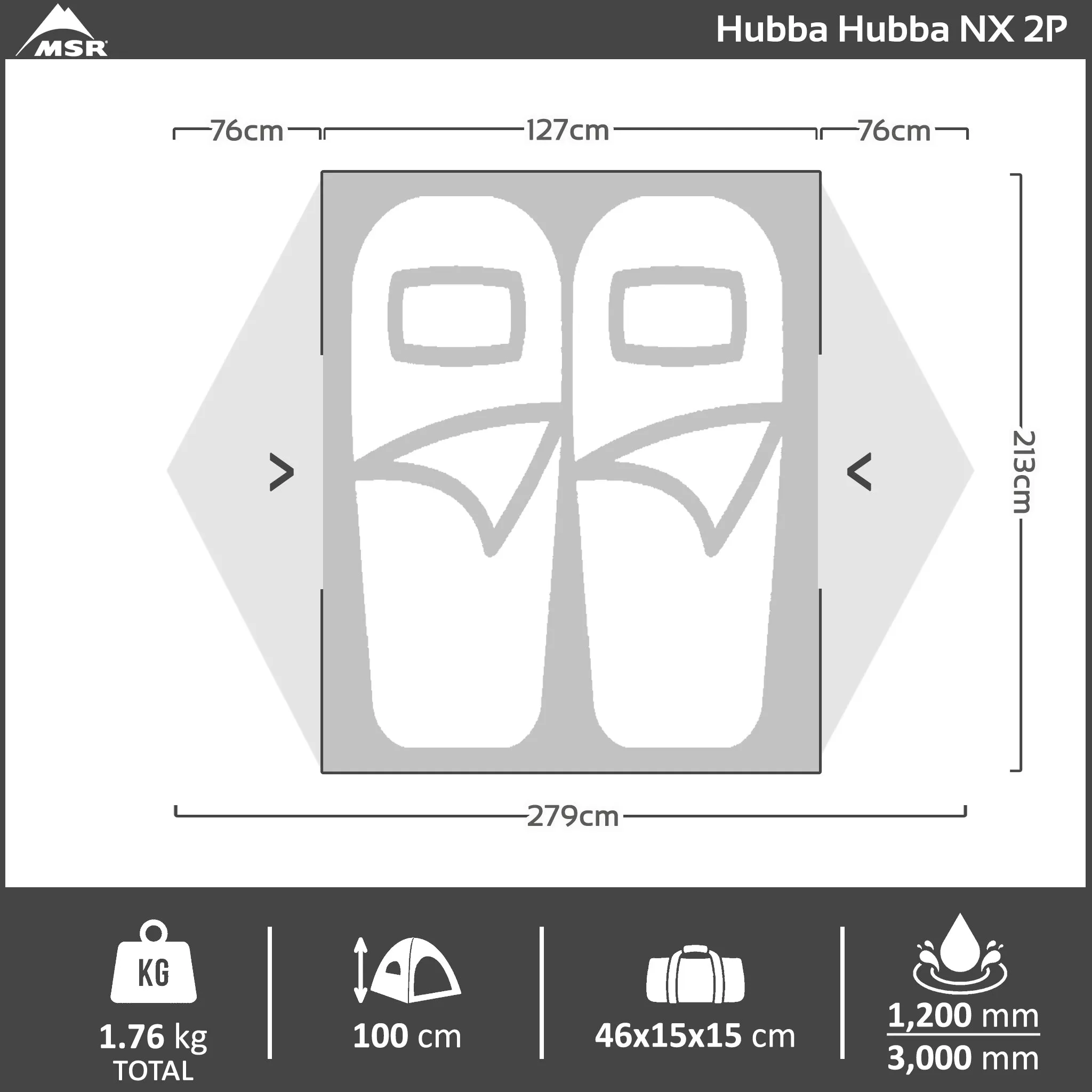 Hubba Hubba NX 2P Hiking Tent