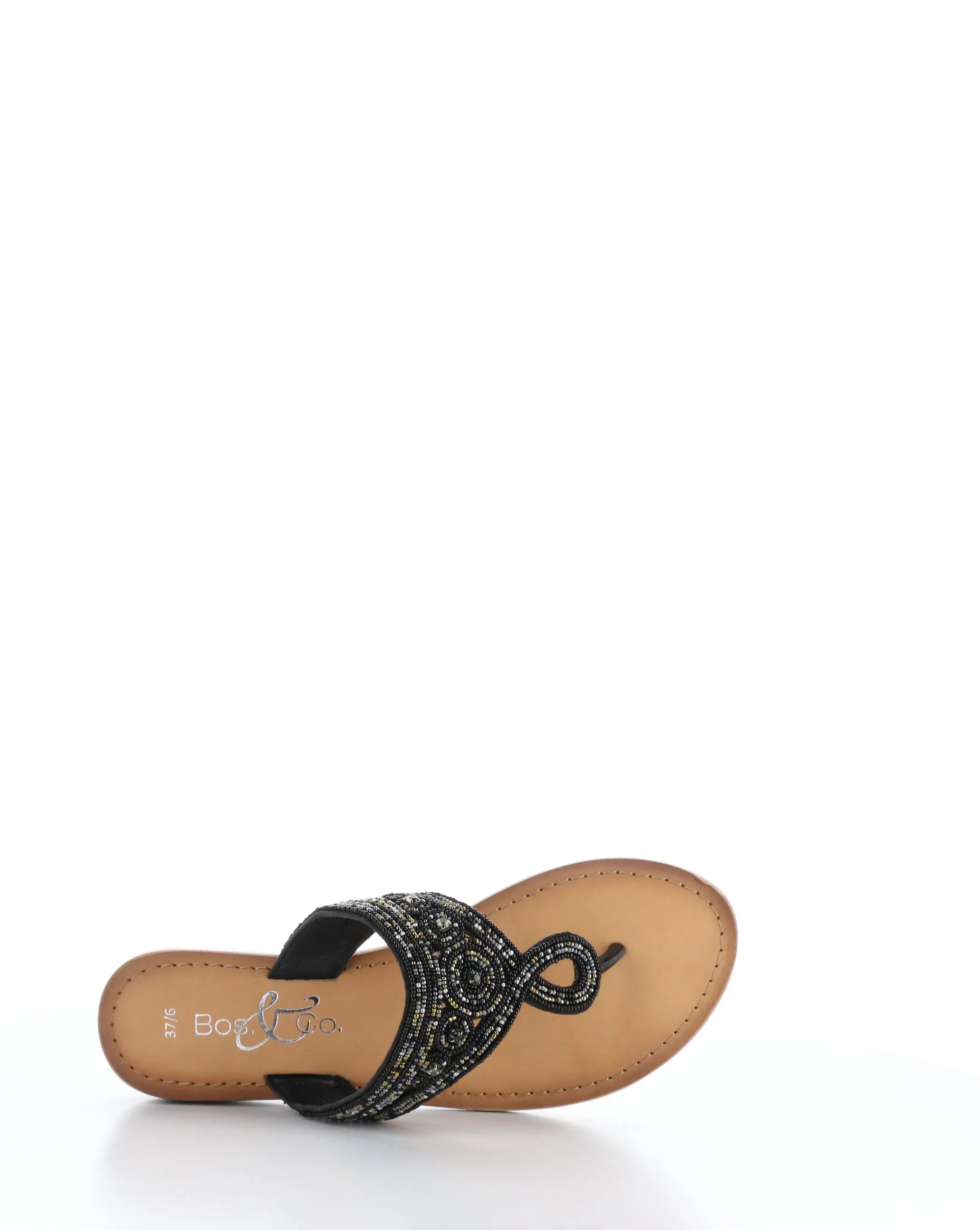 JILLY BLACK MULTI Slip-on Sandals