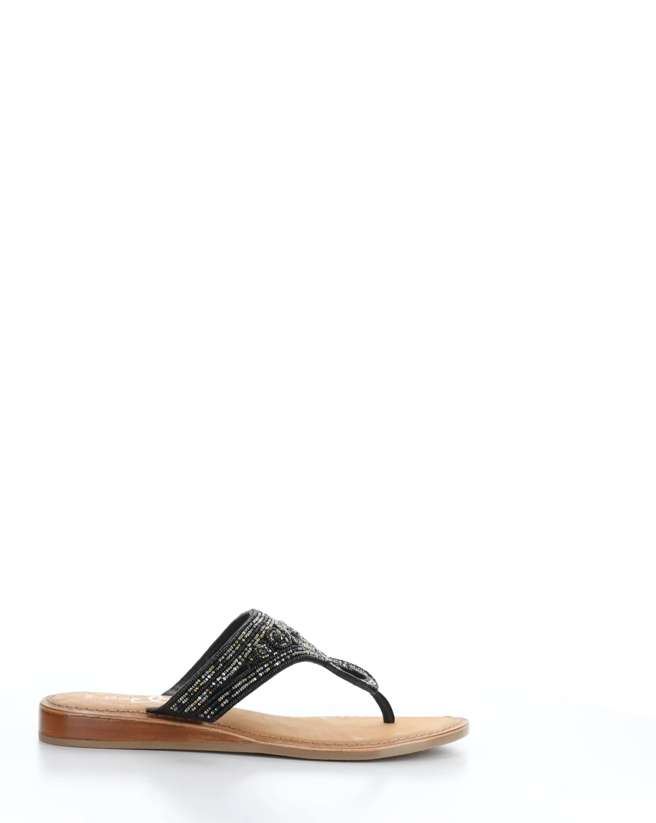 JILLY BLACK MULTI Slip-on Sandals