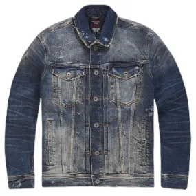 Jordan Craig Amsterdam Denim Trucker Azure Jacket (Desert) JJ358R