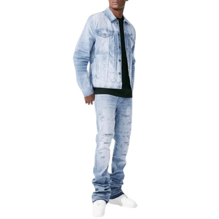 Jordan Craig Desperado Denim Trucker Jacket (Sea Storm) JJ351R