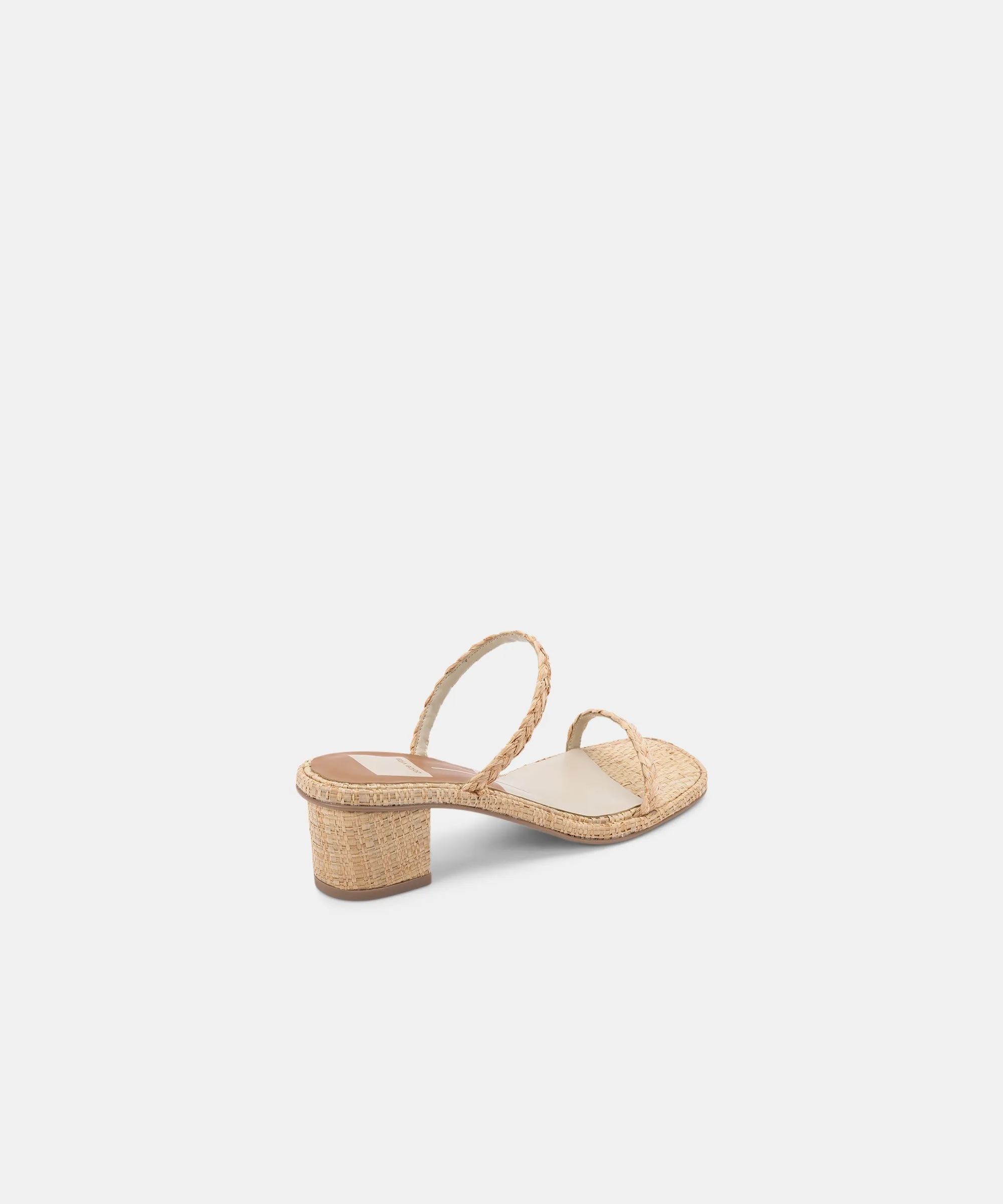 Kelsey DiPrima's RIYA SANDALS IN LT NATURAL RAFFIA - re:vita