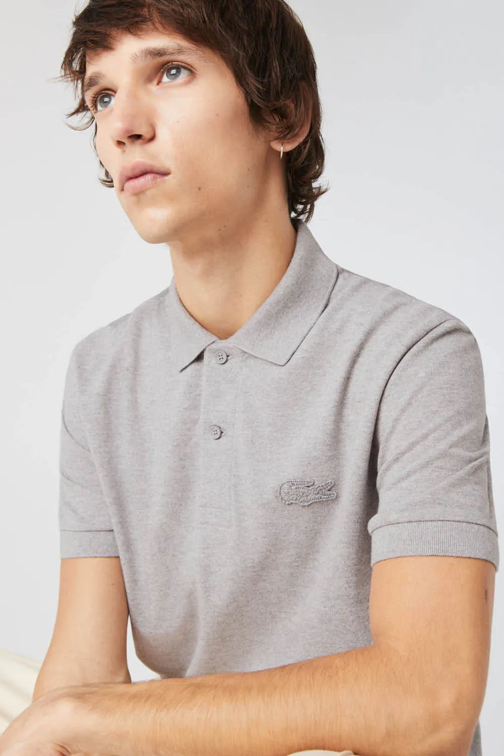 Lacoste Loop Polo in Grey