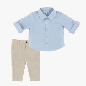 Linen Shirt & Pant Set