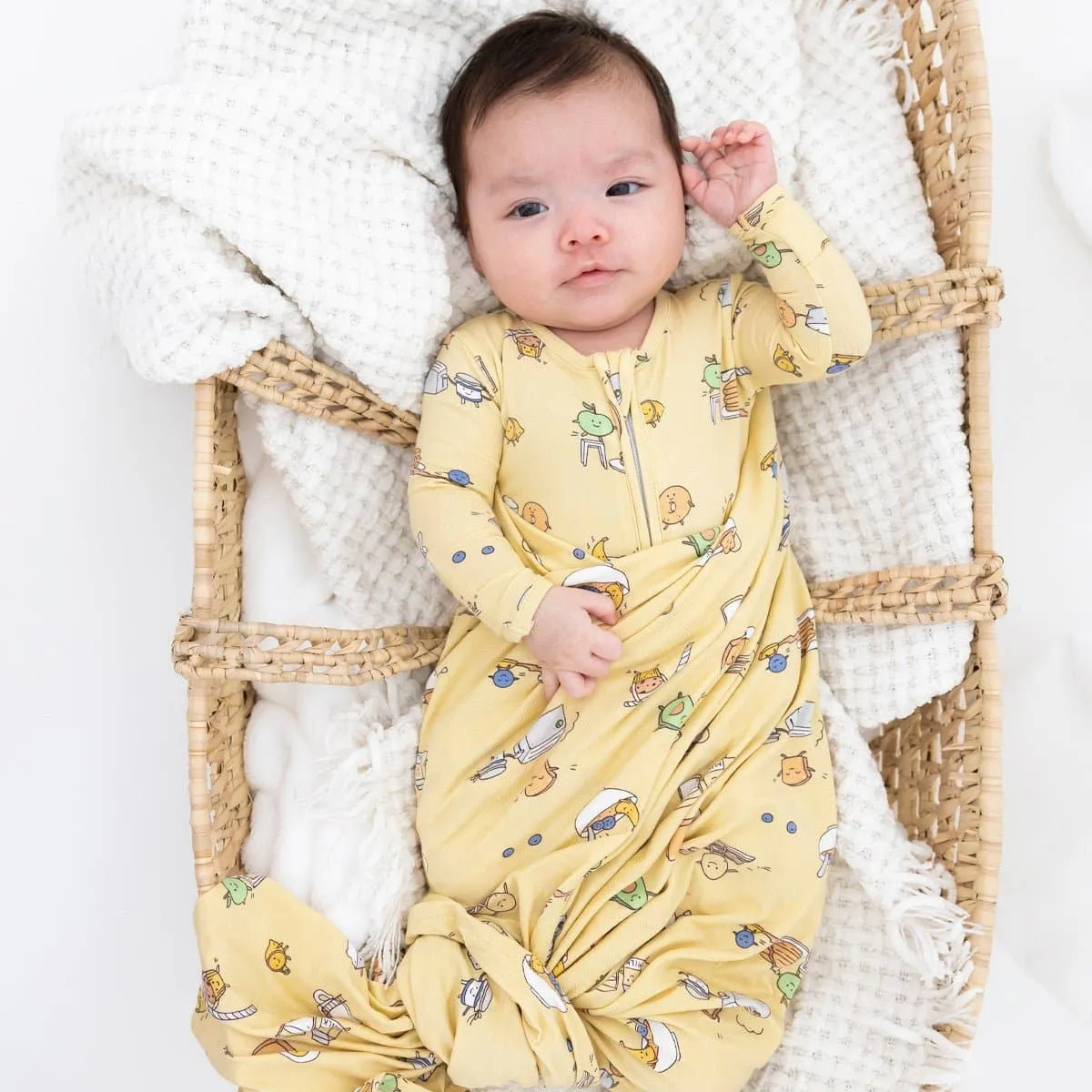 Love You Brunches Bamboo Swaddle & Beanie Set