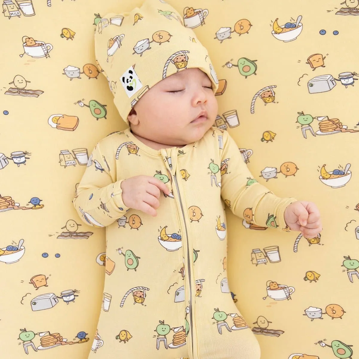 Love You Brunches Bamboo Swaddle & Beanie Set