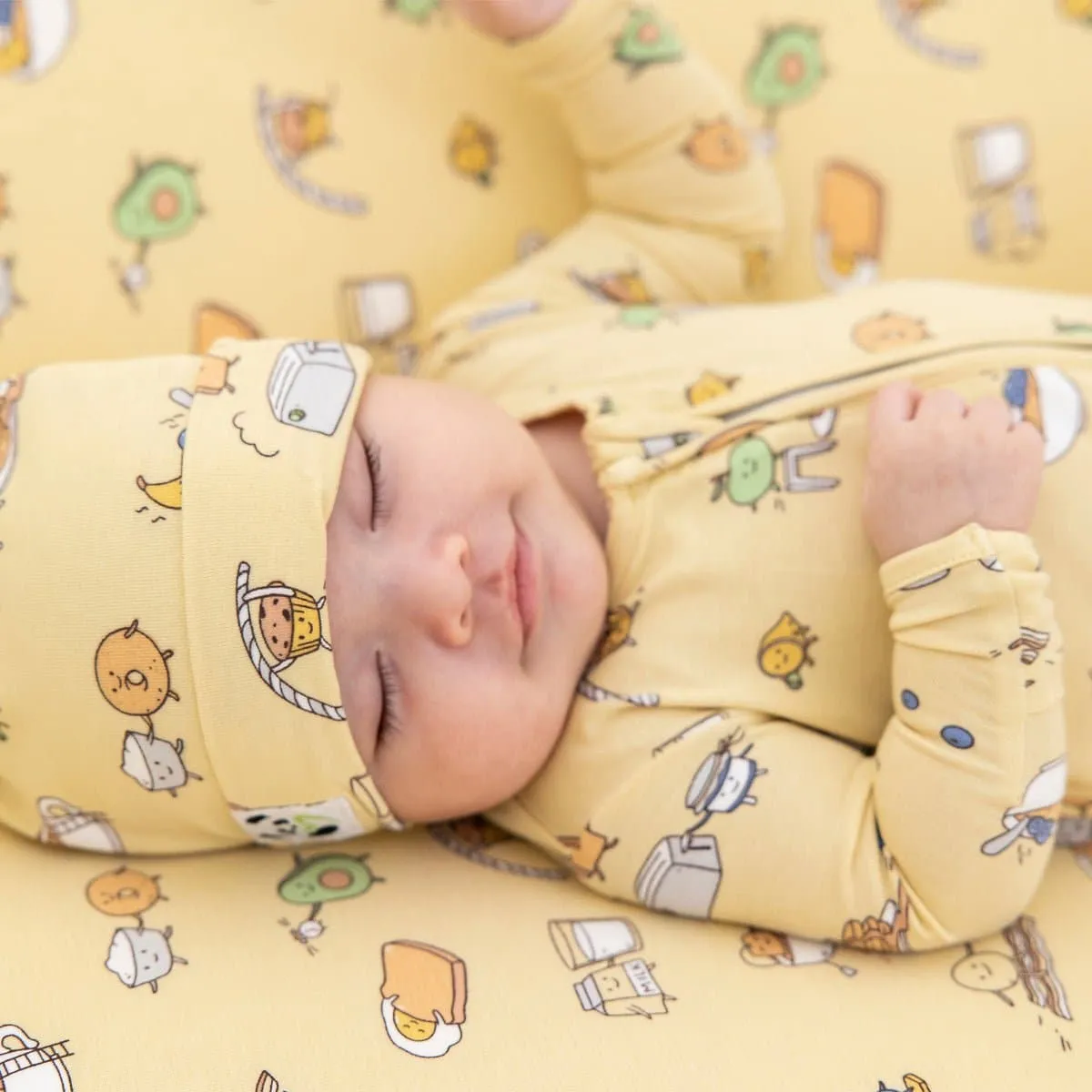 Love You Brunches Bamboo Swaddle & Beanie Set