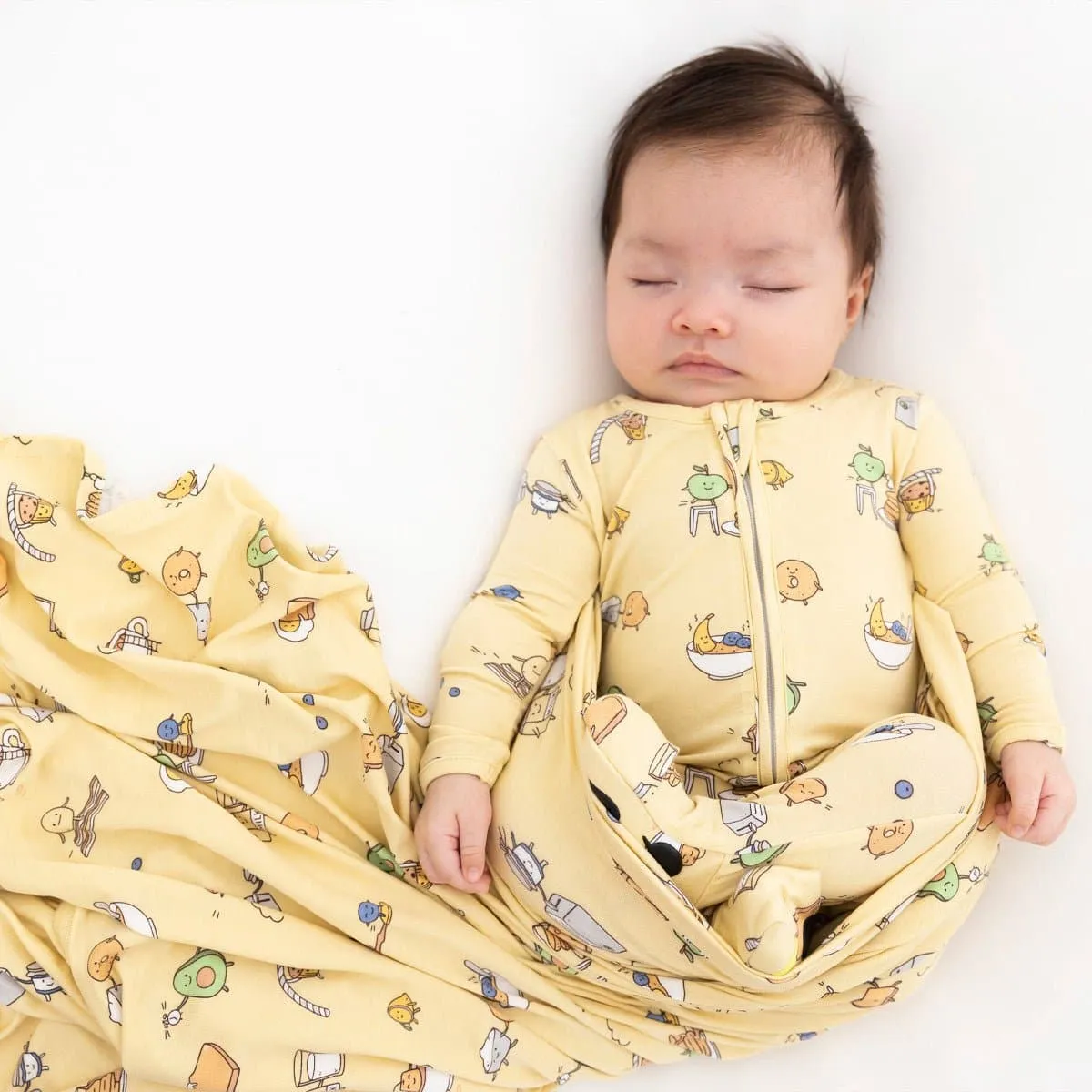 Love You Brunches Bamboo Swaddle & Beanie Set