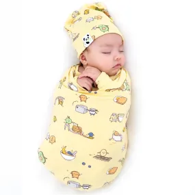 Love You Brunches Bamboo Swaddle & Beanie Set