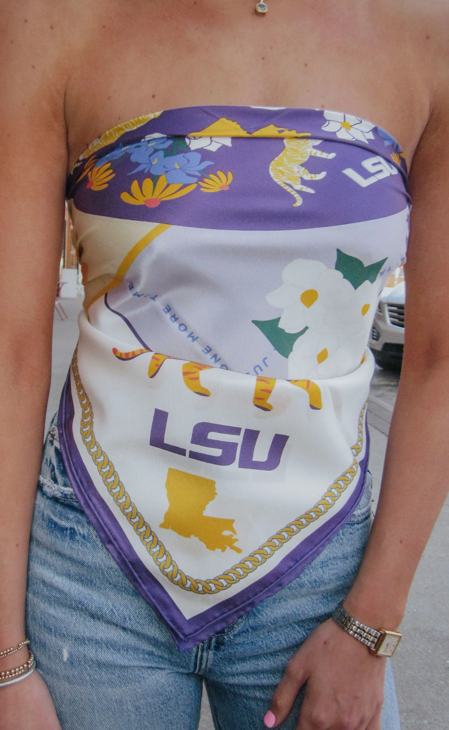 lsu scarf