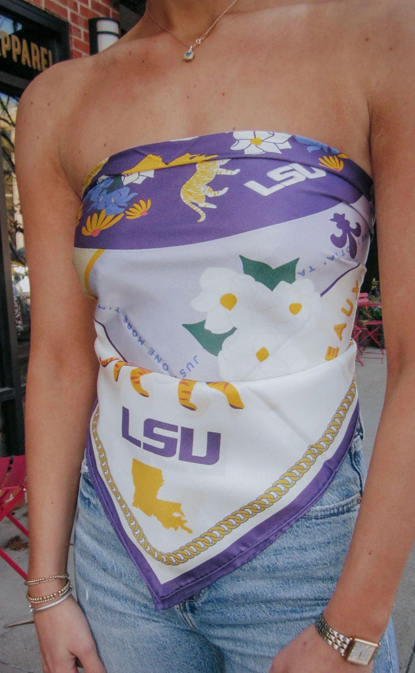 lsu scarf