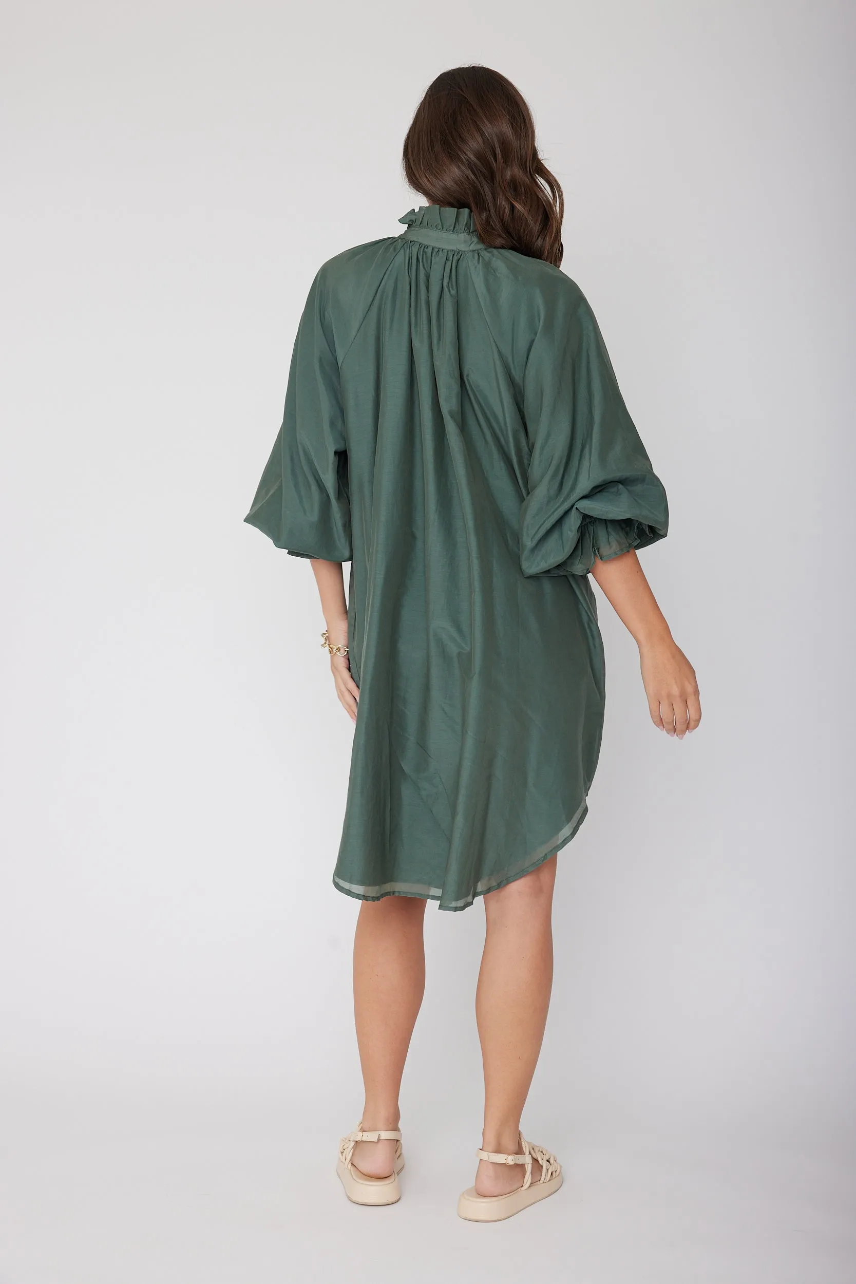 LYCIUM Dress Forest Green