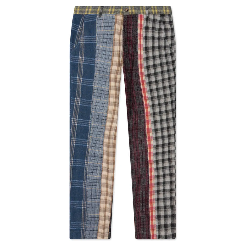 Multi-Plaid Suit Pant