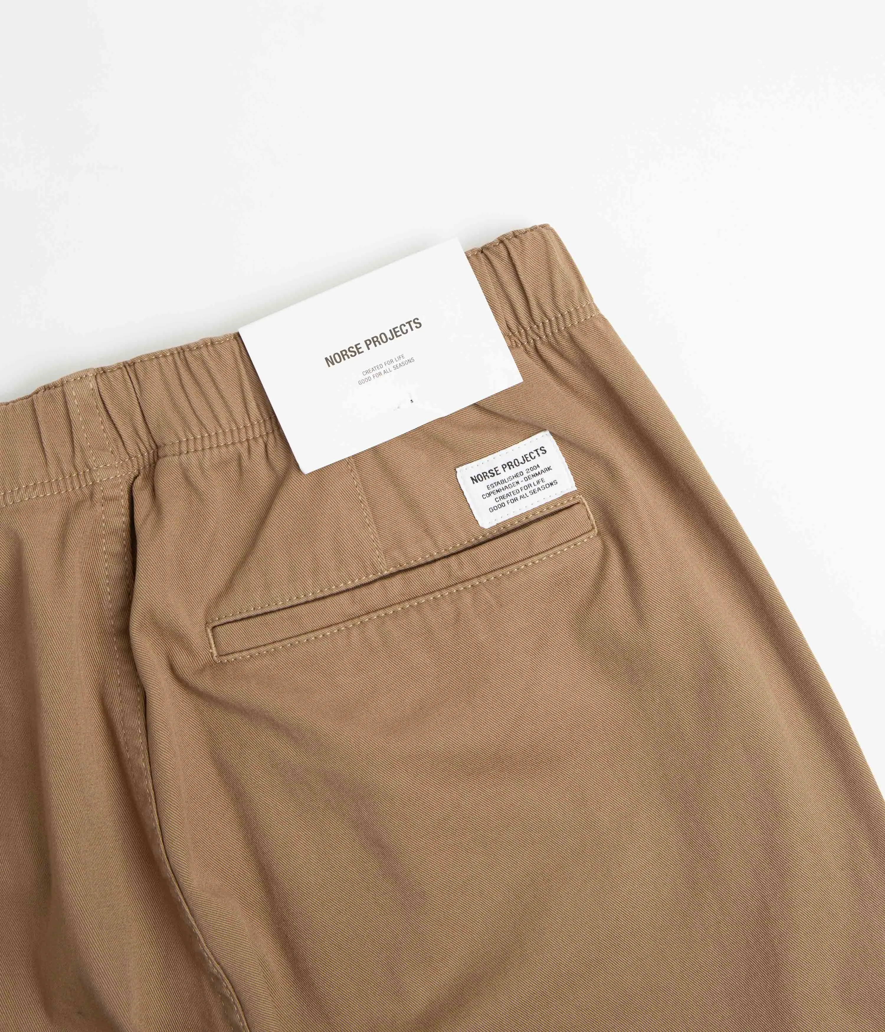 Norse Projects Ezra Relaxed Organic Twill Trousers - Utility Khaki