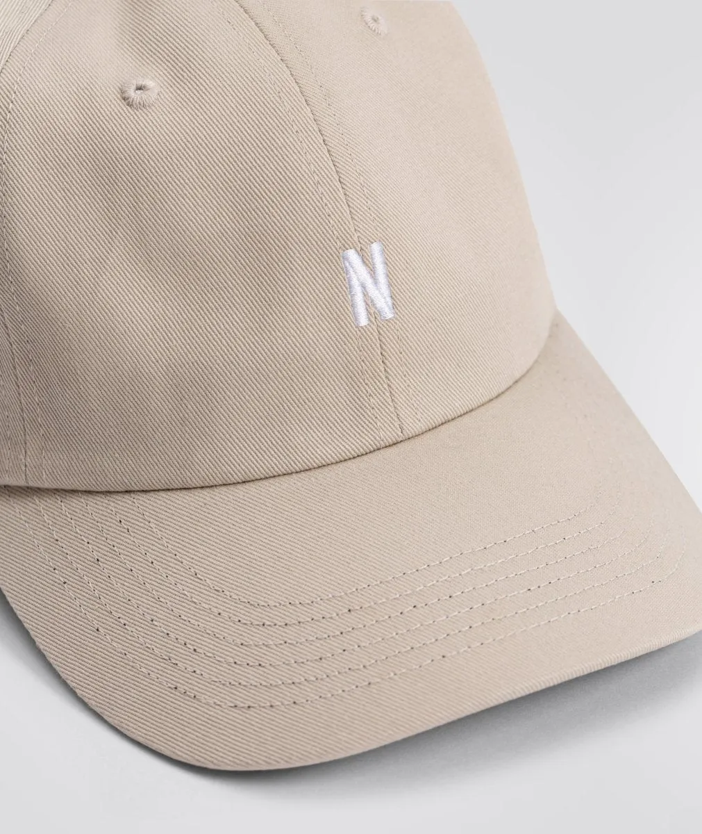 Norse Twill Sports Cap Marble White