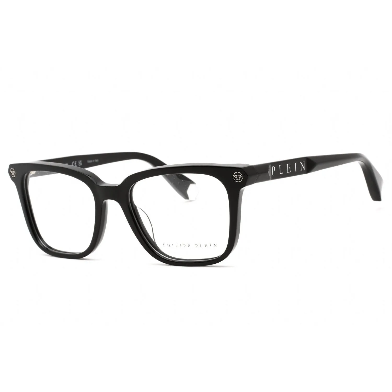 Philipp Plein VPP015M Eyeglasses Shiny Black / Clear Lens