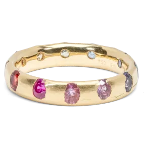 Rainbow Celeste Ring - Size 7 - 11543