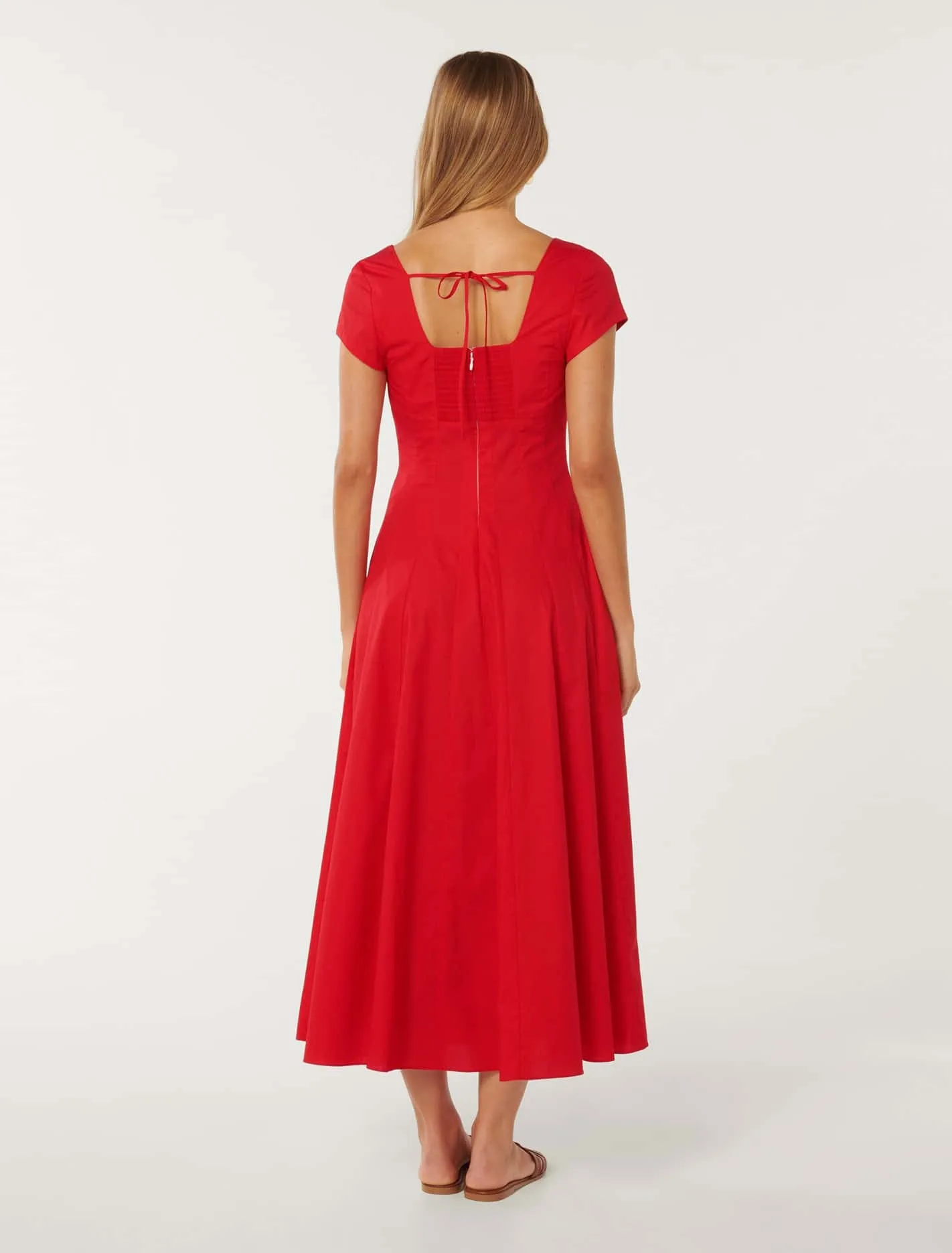 Raleigh Cap Sleeve Midi Dress