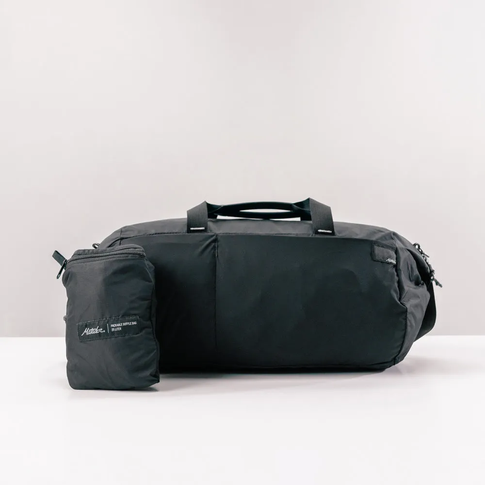 ReFraction™ Packable Duffle (Black) - 25L