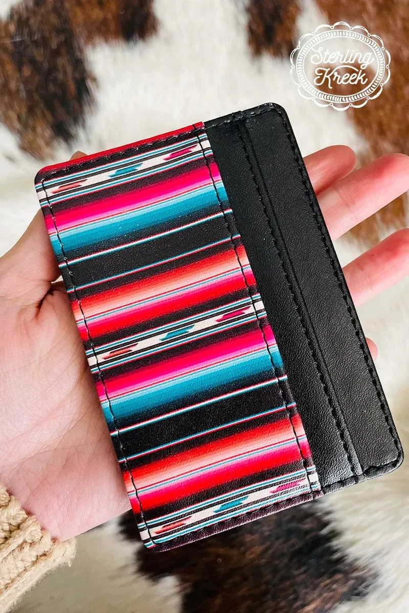 Serape cowgirl credit card holder wallet