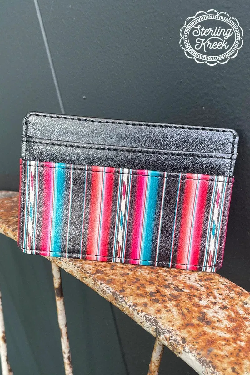 Serape cowgirl credit card holder wallet