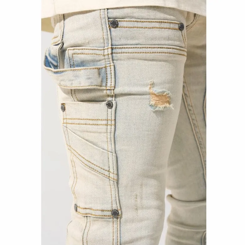 Serenede Cloud Stacked Jeans (Earth) CL-EA