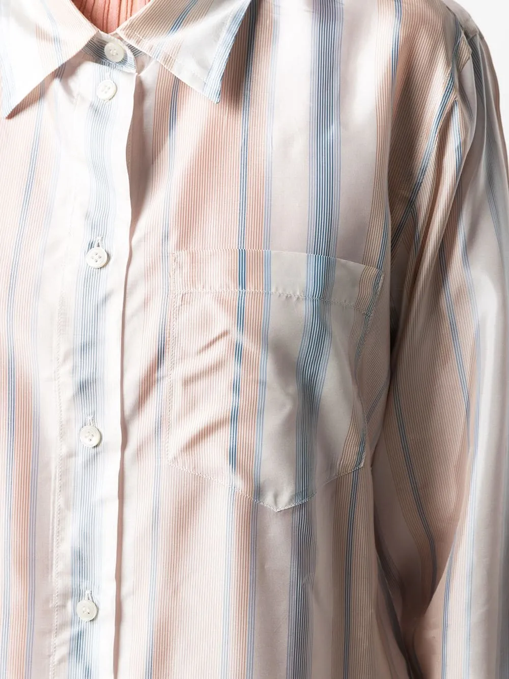 SOPHI STRIPED TAILORED S/S SHIRT